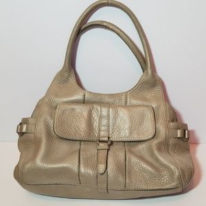 Cole Haan silver hobo purse